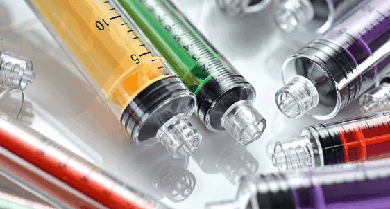 彩色注射器